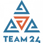 Team 24 logo lettering